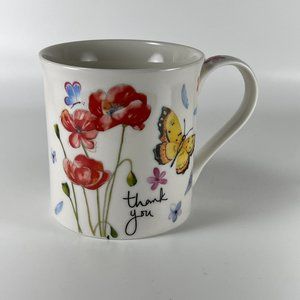 Butterfly Flowers Coffee Cup Mug Multicolor Design burton + Burton Replacement